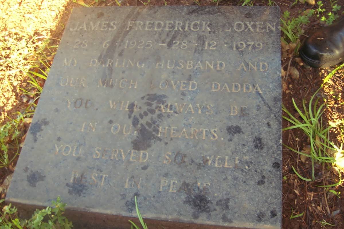 OXEN James Frederick 1925-1979