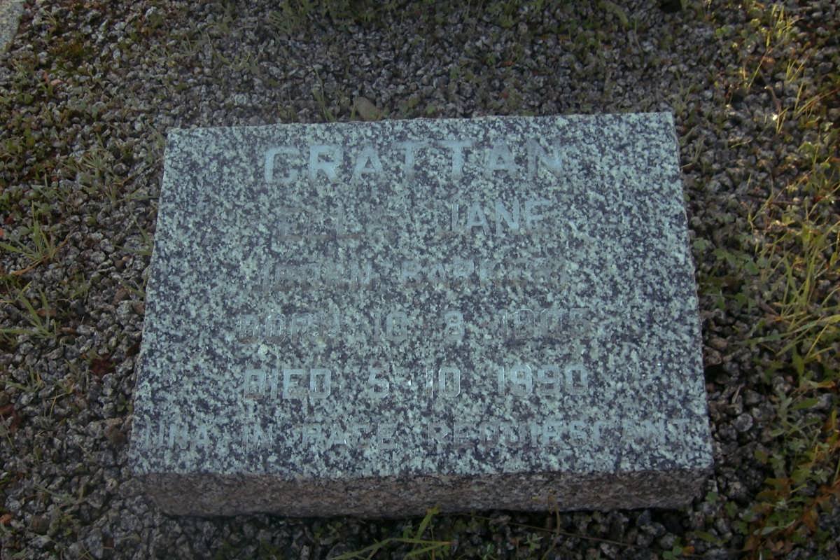 GRATTAN Ella Jane nee BARKER 1905-1990