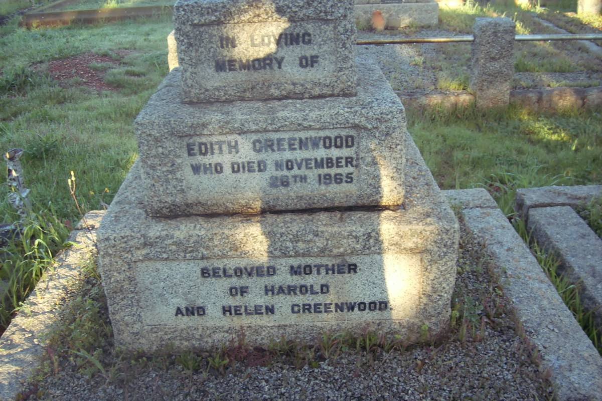 GREENWOOD Edith -1965
