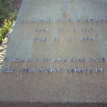 ANDREWS Reginald John 1919-1969