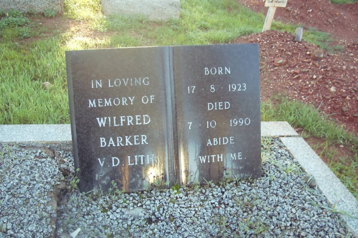 LITH Wilfred Barker, v.d. 1923-1990