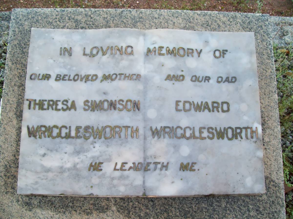 WRIGGLESWORTH Edward &amp; Theresa Simonson