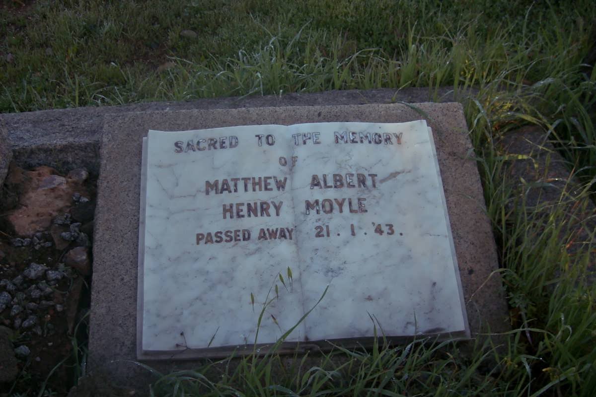 MOYLE Matthew Albert Henry -1943