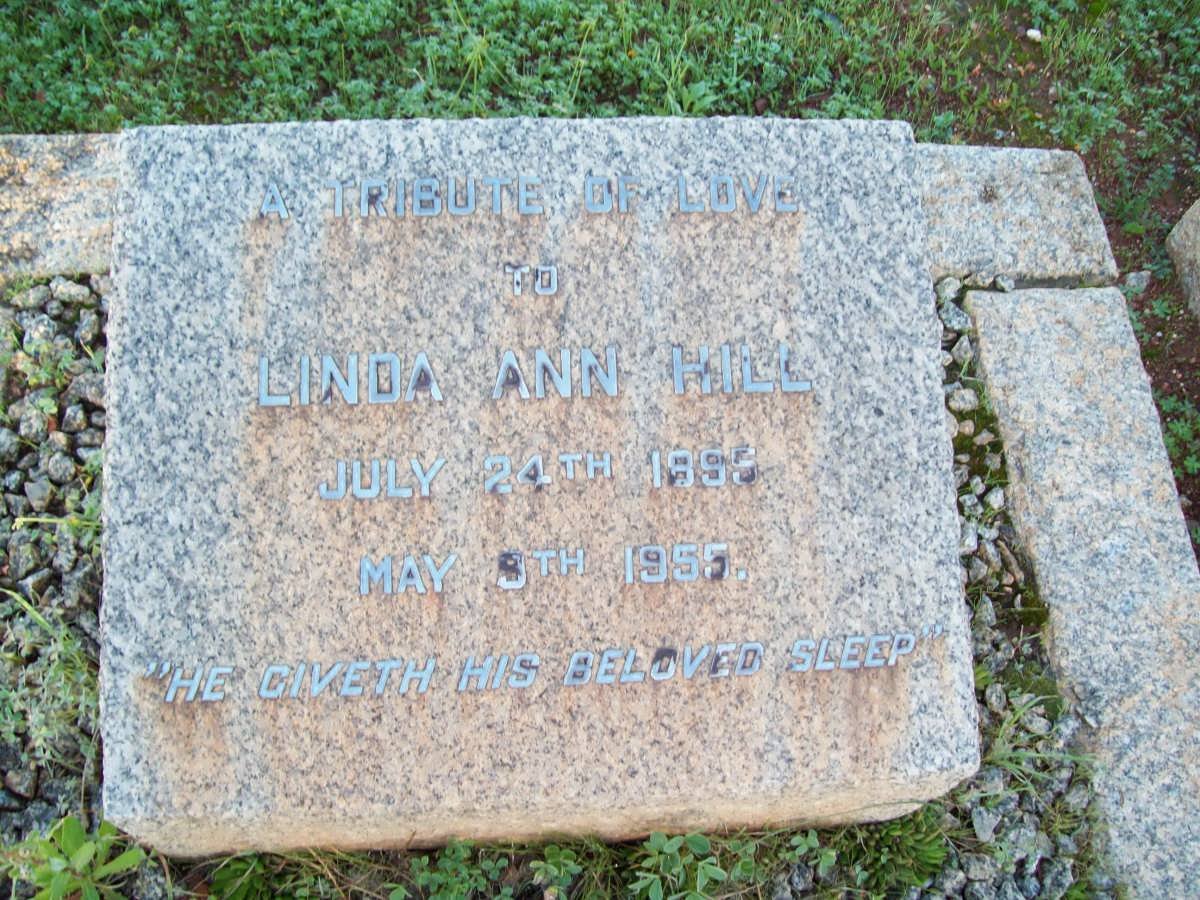 HILL Linda Ann 1895-1955