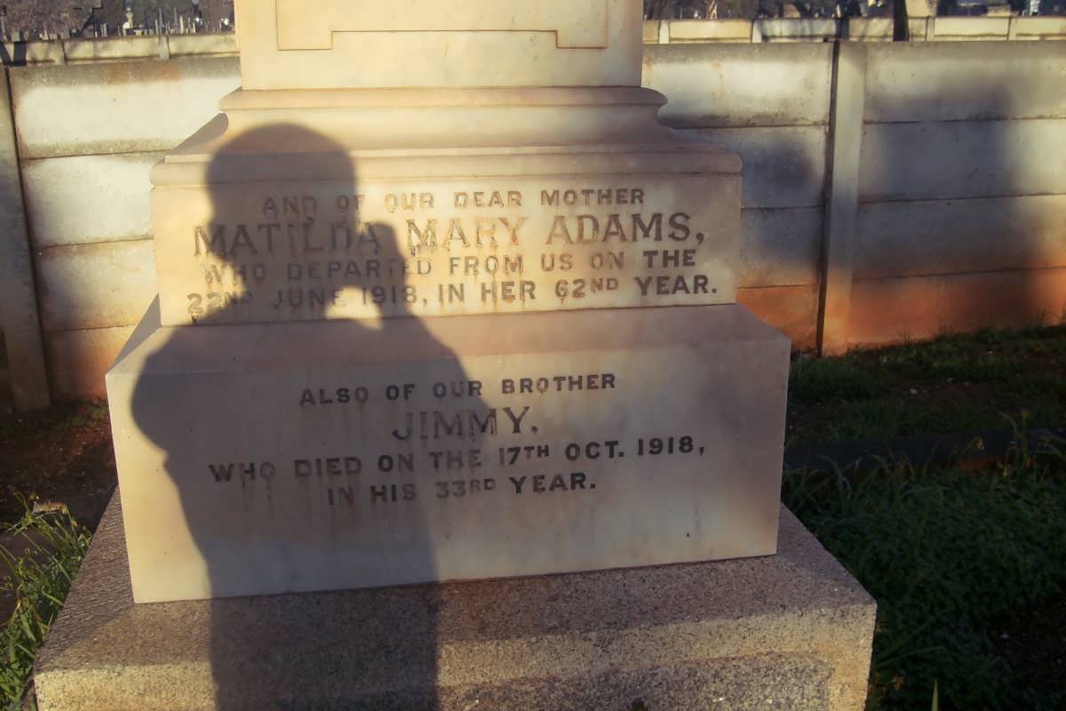 ADAMS Mathilda Mary -1918 :: ADAMS Jimmy -1918