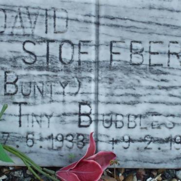 STOFFBERG David 1938-1992