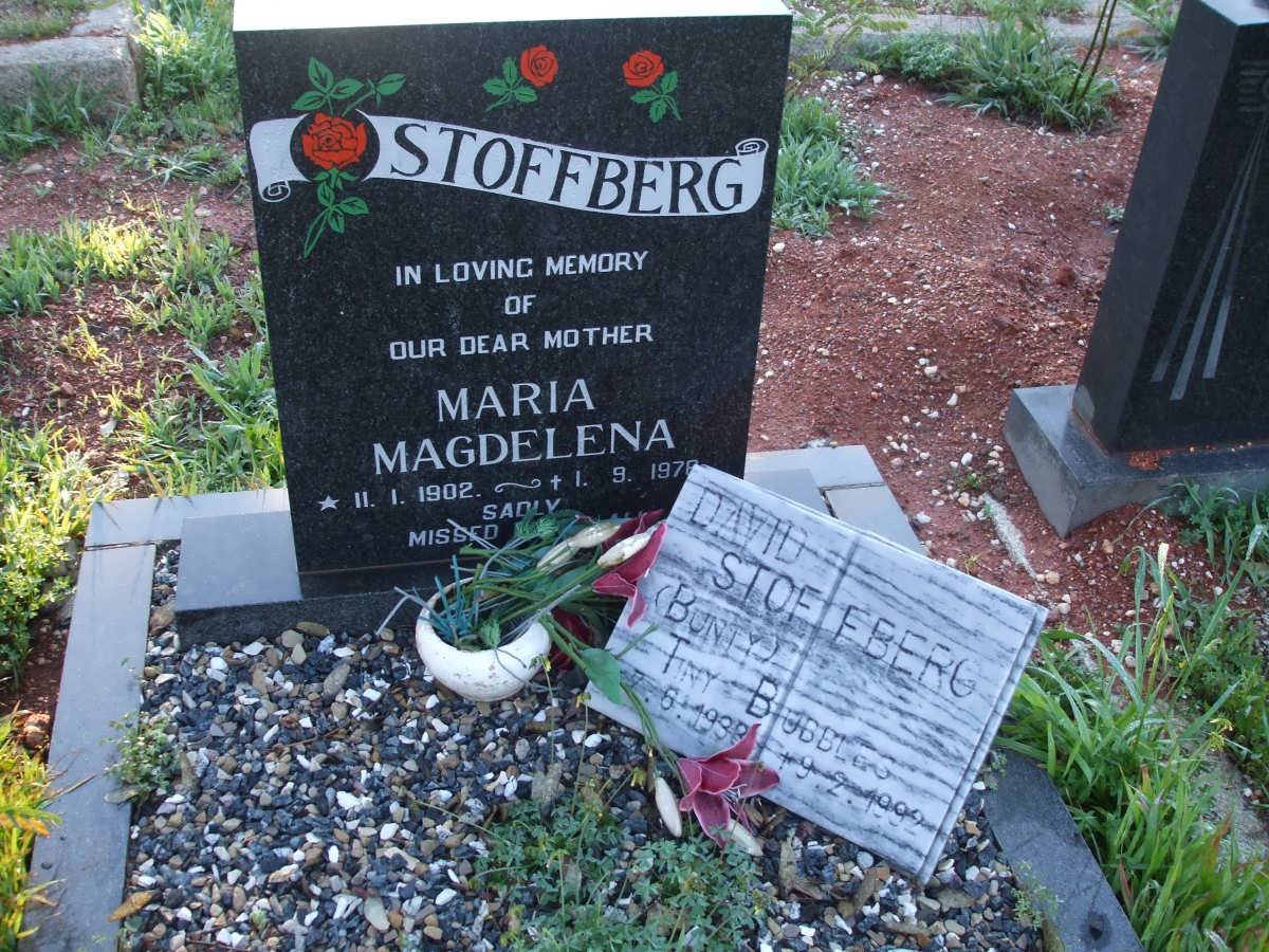 STOFFBERG Maria Magdalena 1902-1976 :: STOFFBERG David 1938-1992