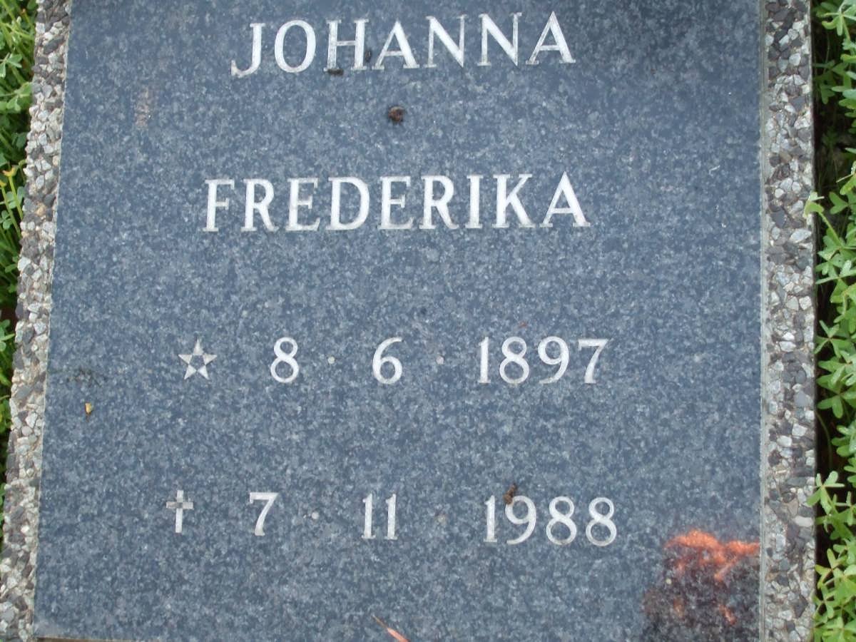 SULLIVAN Thomas Daniel 1895-1954 &amp; Johanna Frederika 1897-1988