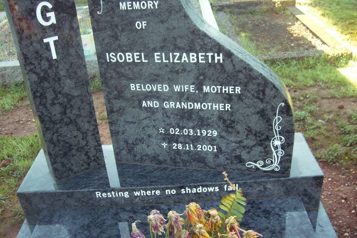VOIGT Isobel Elizabeth 1929-2001