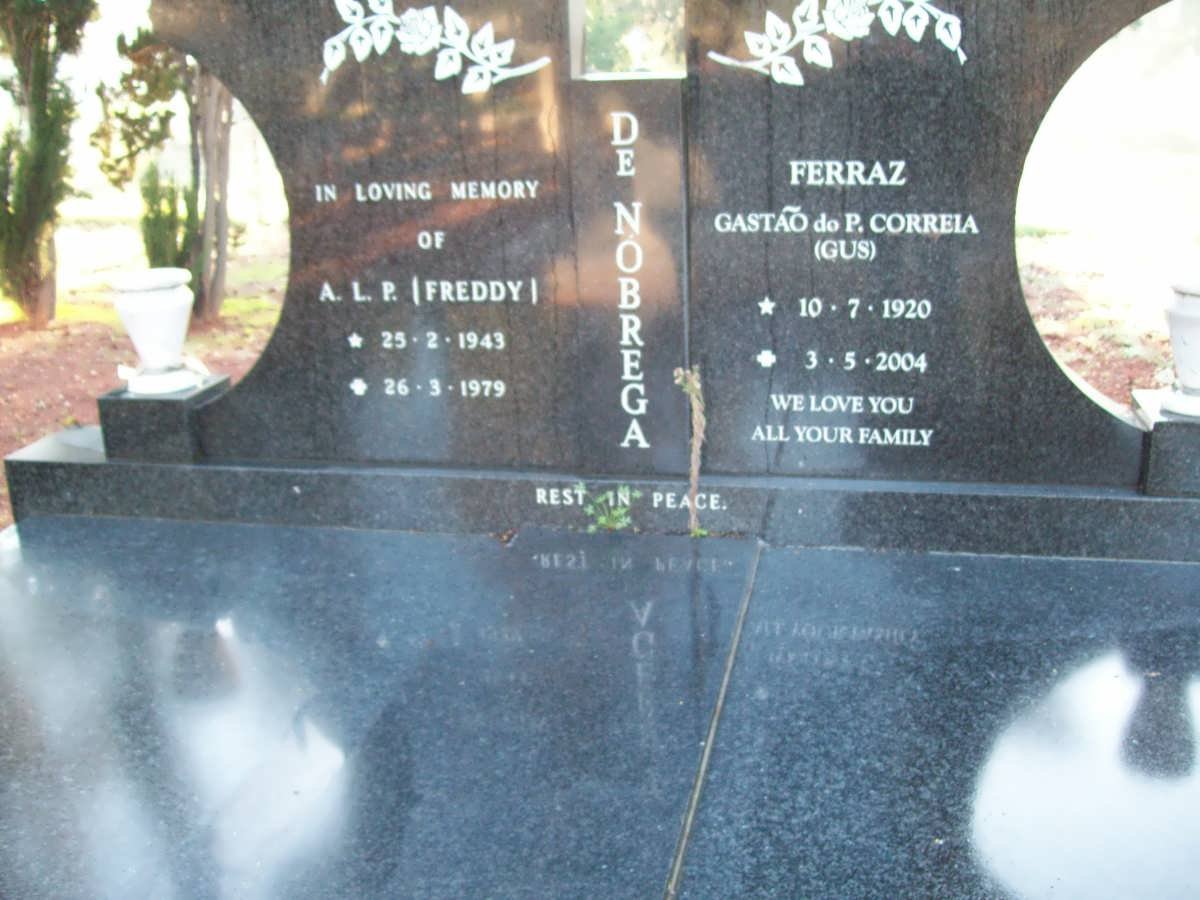 NOBREGA A.L.P., de 1943-1979 :: FERRAZ Gastao do P. Correia 1920-2004