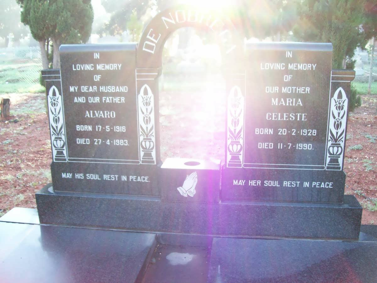 NOBREGA Alvaro, de 1916-1986 &amp; Maria Celeste 1928-1990