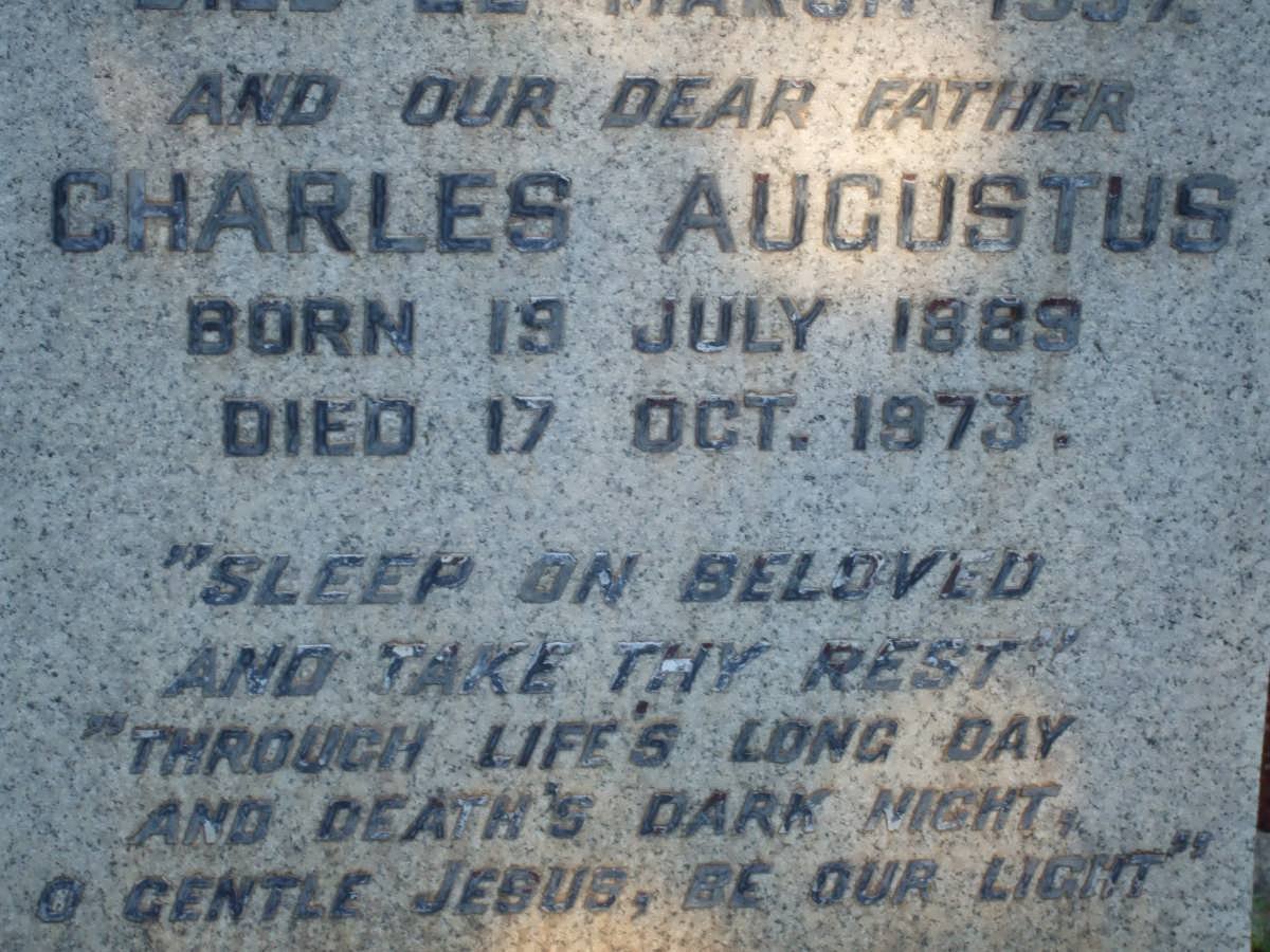 COFFEY Charles Augustus 1889-1973 &amp; Ida Louise GRADWELL 1896-1957