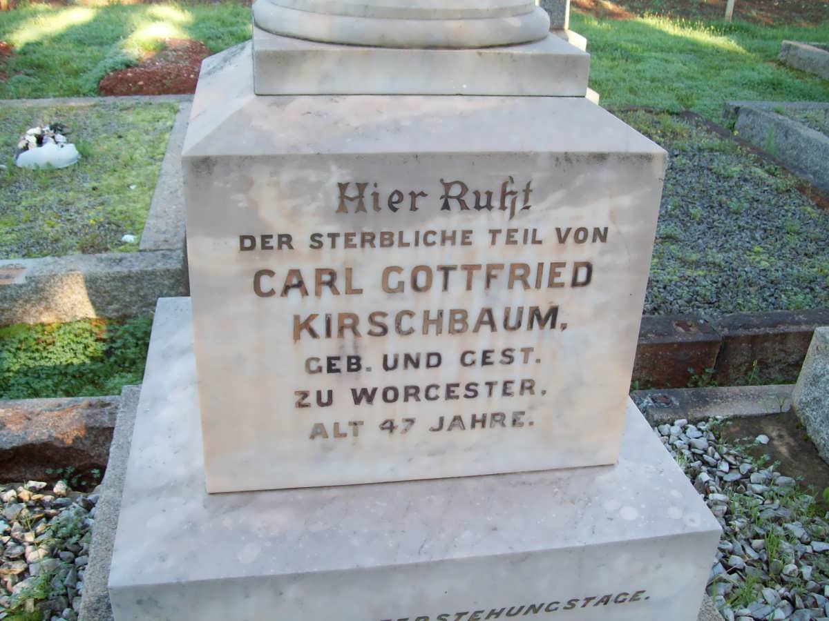 KIRSCHBAUM Carl Gottfried