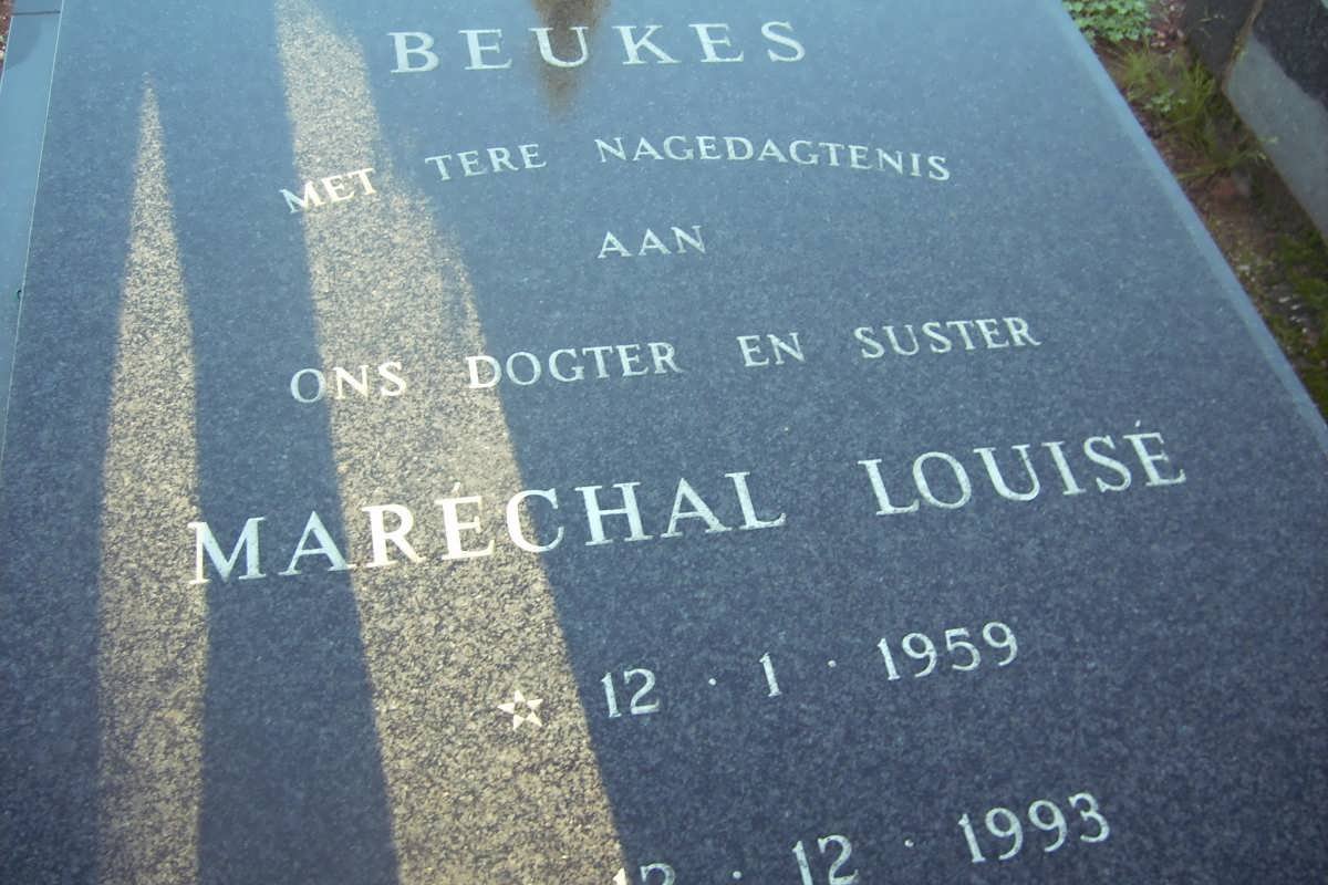 BEUKES Marechal Louise 1959-1993