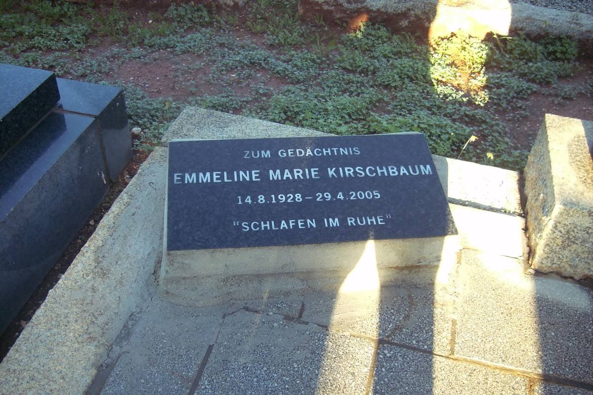 KIRSCHBAUM Emmeline Marie 1928-2005