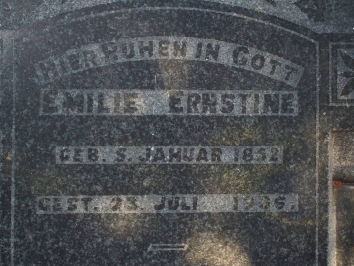 BEHM August Wilhelm 1883-1920 :: BEHM Emilie Ernstine 1852-1936