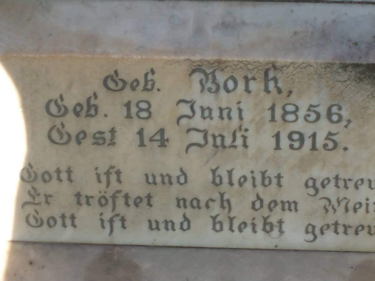 FOCKS Herman 1856-1934 &amp; ? BORK 1856-1915