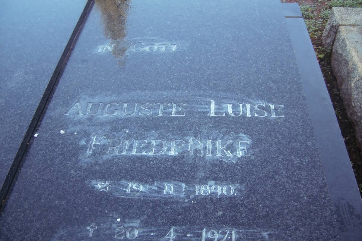 GUSE August Carl 1889-1968 &amp; Auguste Luise Friedrike 1890-1971