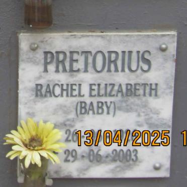 PRETORIUS Rachel Elizabeth 1926-2003