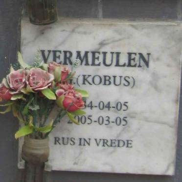 VERMEULEN J.G. 1934-2005