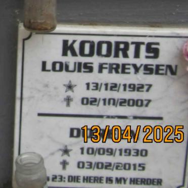 KOORTS Louis Freysen 1927-2007 & Doreen 1930-2015