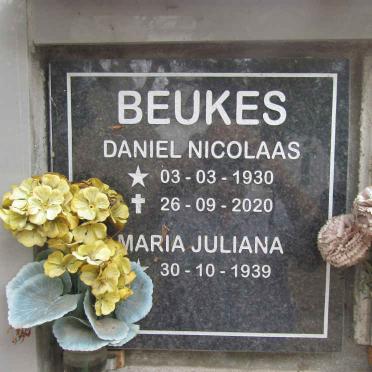 BEUKES Daniel Nicolaas 1930-2020 & Maria Juliana 1939-