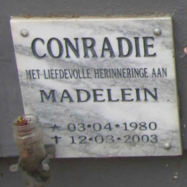 CONRADIE Madelein 1980-2003