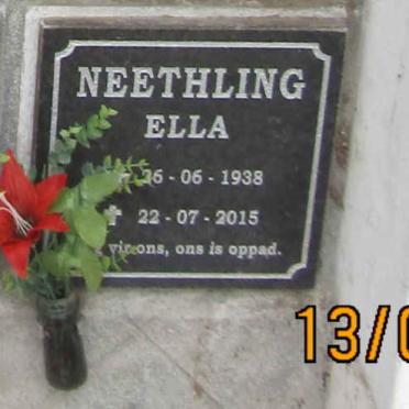 NEETHLING Ella 1938-2015