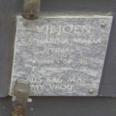 VILJOEN Catharina Maria 1926-2002