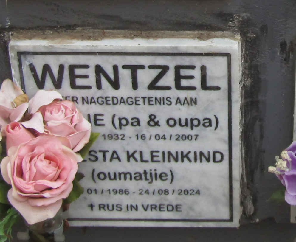 WENTZEL ?ie 1932-2007 :: ? ?sta 1986-2024
