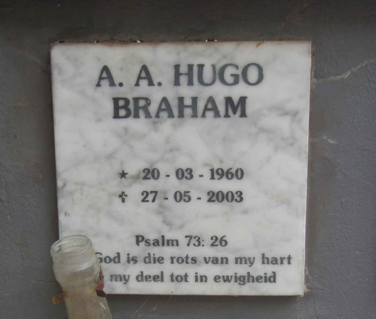 HUGO A.A. 1960-2003
