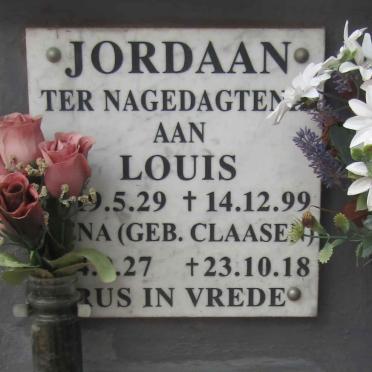 JORDAAN Louis 1929-1999 & Lena CLAASEN 1927-2018