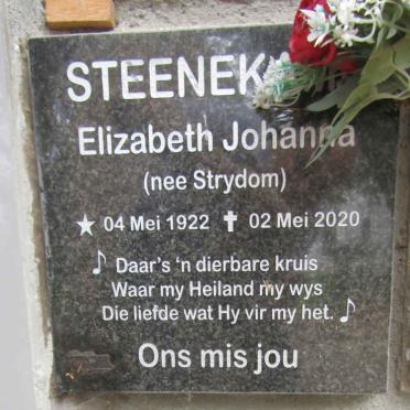 STEENEKAMP Elizabeth Johanna nee STRYDOM 1922-2020