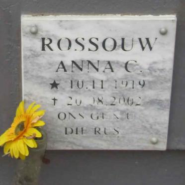 ROSSOUW Anna C. 1919-2002