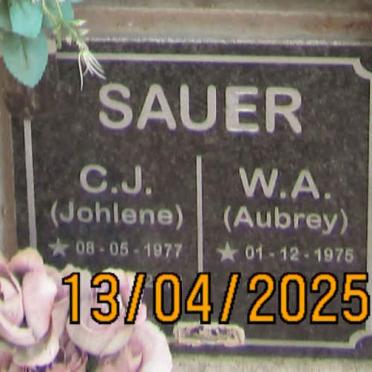 SAUER W.A. 1975- & C.J. 1977-