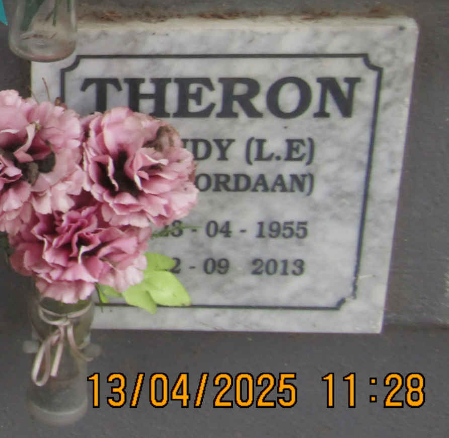 THERON L.E. nee JORDAAN 1955-2013