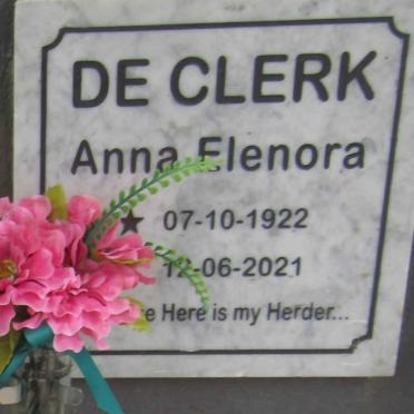 CLERK Anna Elenora, de 1922-2021