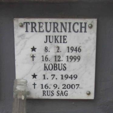 TREURNICH Kobus 1949-2007 & Jukie 1946-1999