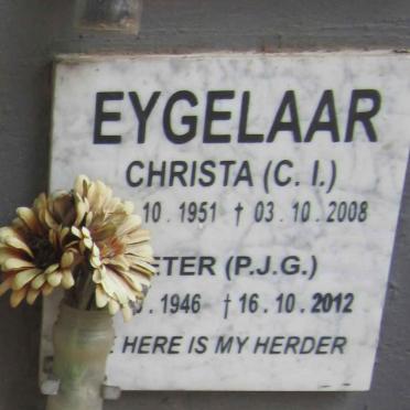 EYGELAAR P.J.G. 1946-2012 & C.I. 1951-2008  