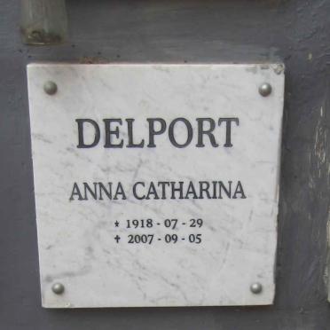 DELPORT Anna Catharina 1918-2007