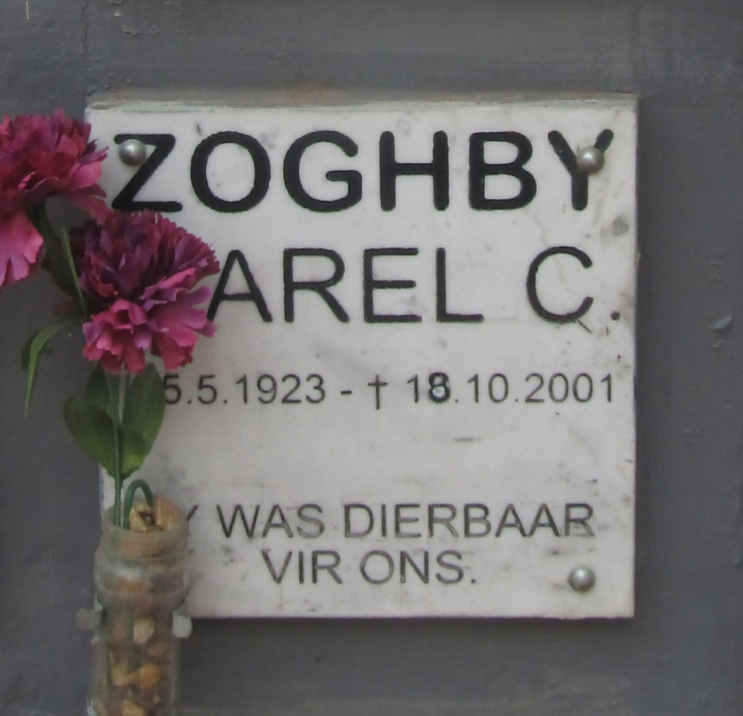ZOGHBY Carel C. 1923-2001