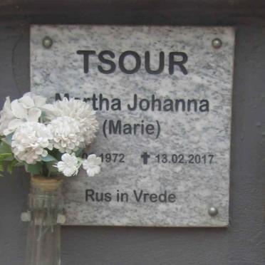 TSOUR Martha Johanna 1972-2017