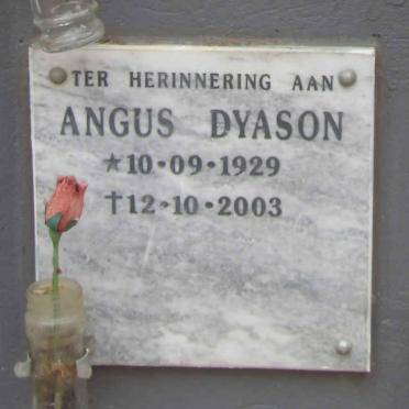 DYASON Angus 1929-2003