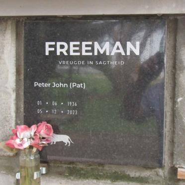 FREEMAN Peter John 1936-2023