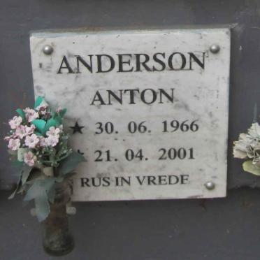 ANDERSON Anton 1966-2001