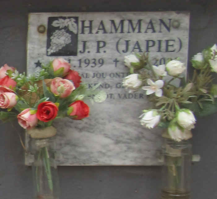 HAMMAN J.P. 1939-2021