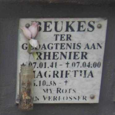 BEUKES Rhenier 1941-2000 & Magrietha 1938-
