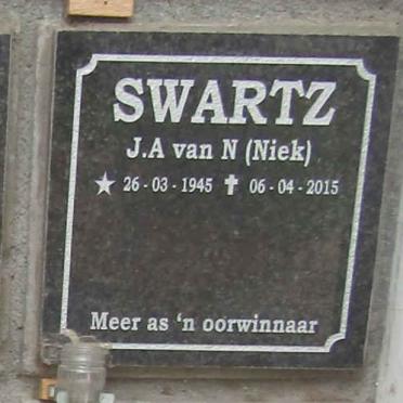 SWARTZ J.A. van N. 1945-2015