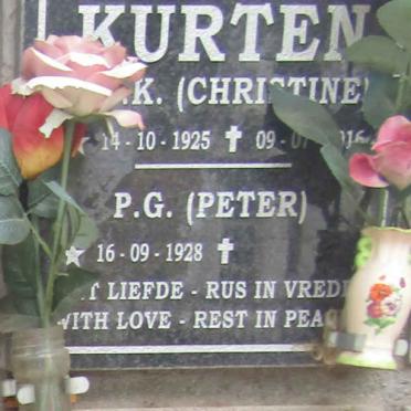 KURTEN ?.K. 1925-2016 & P.G. 1928-