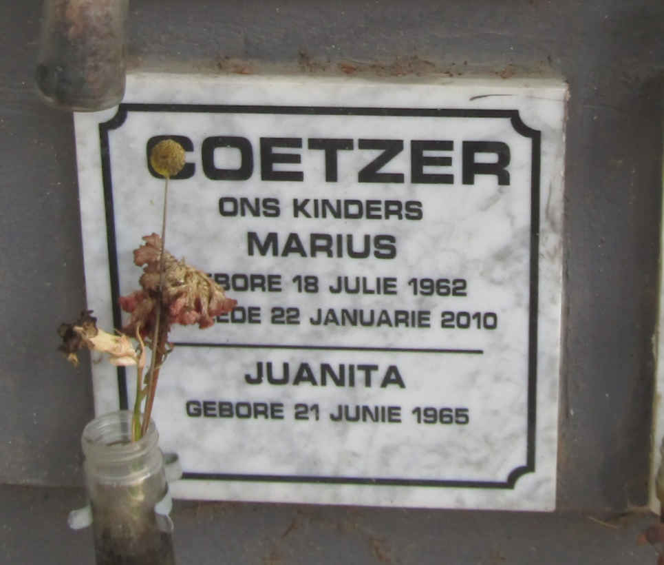 COETZER Marius 1962-2010 :: COETZER Juanita 1965-